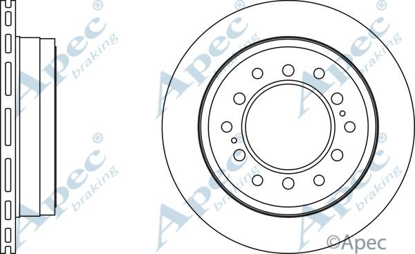 APEC BRAKING Jarrulevy DSK2939